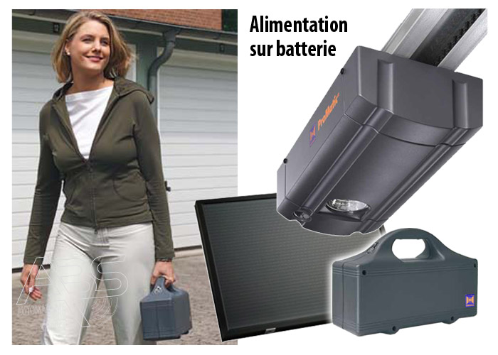 Motorisations sur batteries ou en 220V